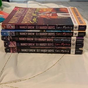 Nancy Drew and the Hardy Boys books 1-5
